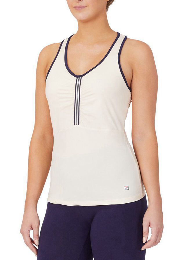 Fila Heritage Racerback Women's Tank Top - Navy,NZ 870-40981